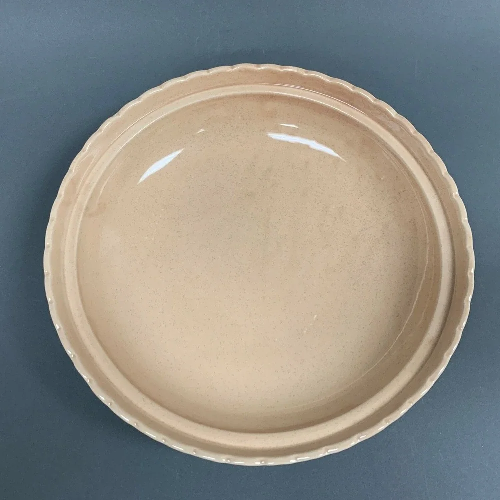 Certified International Corp Apple Pie Keeper Storage‎ Plate Dish 11 1/4 across